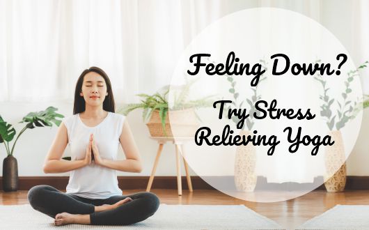 Stress relieving yoga