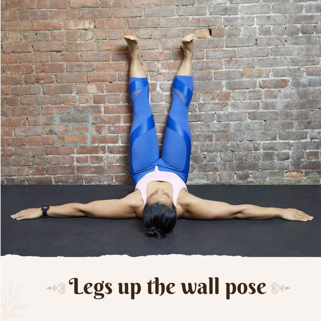 legs up the wall pose